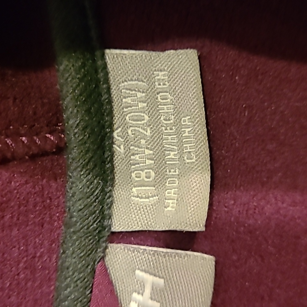 Free Tech Plum/ Raspberry Color Coat Size 18/20. - Picture 11 of 12